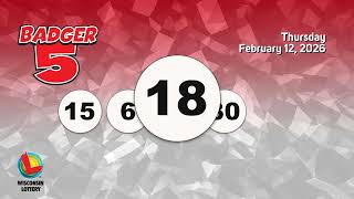 Wisconsin Lottery Evening Draw 02/12/26