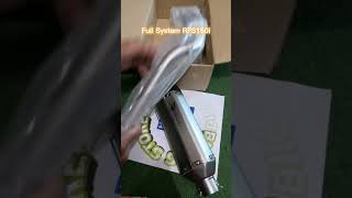 Unboxing Racingline Full System Exhaust Benelli RFS150i