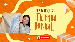 My Biggest Temu Haul Ever! One Epic Fail 😅 | Temu Can’t Spell!