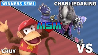 Offline MSM 237 - ICUP | Chuy (Diddy Kong) VS Charliedaking (Wolf) Winners Semis