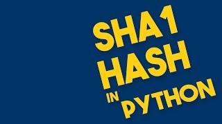 SHA1 Hash in Python