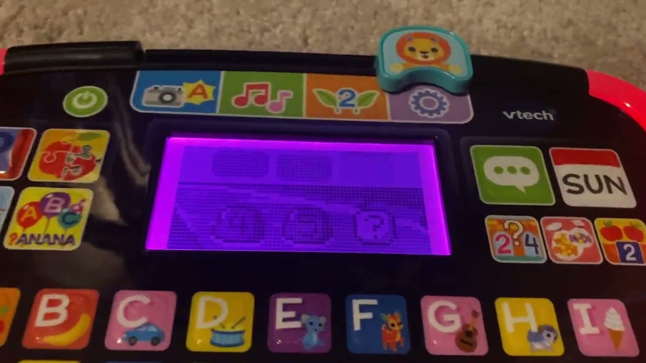 How To Use And Learn VTECH Little Apps Light Up Tablet - YouTube