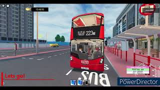 【Roblox: (Update!) West Door City (HK Bus Ver)】【西門市的循環線】EP01 九巴/永恆巴士 223M 西圍 ↻ 松坪站 (1080p影片) 【雄雄】