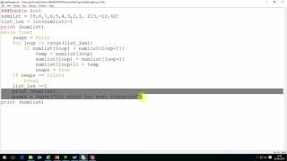 How to Bubble Sort in Python - Full Lesson