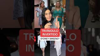 Tips para el cuerpo triángulo invertido. Cómo vestir triángulo invertido. Sydney Sweeney. Outfideas