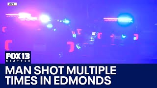 Man shot multiple times in Edmonds, WA