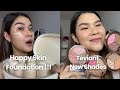 HAPPY SKIN FOUNDATION REVIEW + SWATCHES | TEVIANT DEITY DUST NEW SHADES | JEN DE LEON