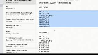LOTTODDS.COM: 8PAIRSUMS FILTER - 07-15-20