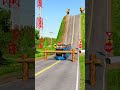 आज कोन सी कार इस लकड़ी के खांबे में लार्कर अपनी जान जाएगी 39 shorts beamng.drive