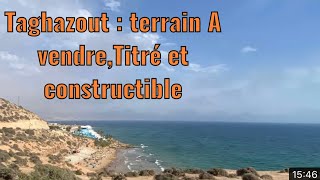 Taghazout: Magnifique terrain Titré constructible • construction possible:(villa ou Riad ou maison)