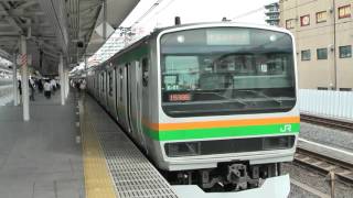 Ｅ２３１系１０００番台上野東京ライン東海道線直通普通品川行き浦和駅入線～発車その１