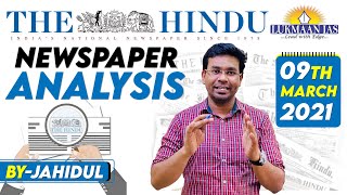 The Hindu Newspaper Analysis | March 09, 2021 | By Jahidul