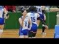 160502バレー黒鷲旗ありさ アジアンビューティ最後の微笑ウォームアップ 　東レx岡山 warmup volleyball japan