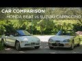 Car Comparison | 1991 Honda Beat vs 1993 Suzuki Cappuccino | Driving.ca