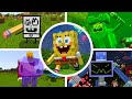 Minecraft: Spongebob Add-On - All Bosses/All Boss Fights | Minecraft Bedrock Add-On