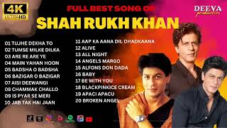 Shahrukh Khan Full Songs   Nonstop Songs Of SRK   Jukebox   BEST BOLLYWOOD SONG