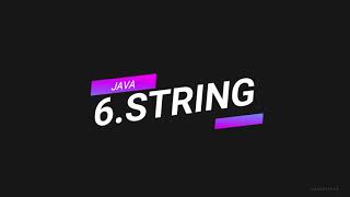 JAVA DASAR 6.STRING