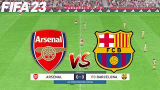FIFA 23 | Arsenal vs Barcelona - Club Friendly 2023 - PS5 Gameplay