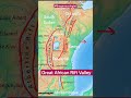 East African Rift Valley- African Lakes on rift valley #upsc #shorts