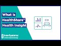 What Is HealthShare Health Insight?