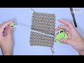 trendy crochet bag with wooden handles tutorial