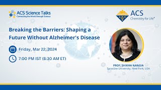 Science Talks Lecture 138: Breaking the Barriers: Shaping a Future Without Alzheimer's Disease