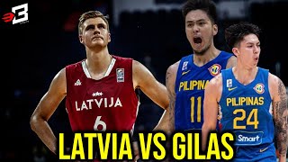 Gilas Pilipinas vs Latvia sa Olympic Qualifying Tournament | Kargado Ang Line up ng Latvia