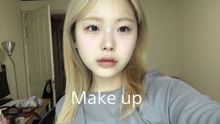 [MAKEUP] 요청이 많았던 생일 날 메이크업! 출근 준비하며.. get ready with me (렌즈, 속눈썹, 건성피부, 화장품 추천, 여쿨 메이크업)