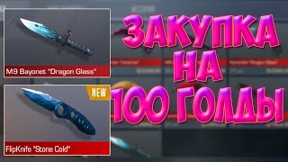 БОМЖ-ЗАКУПКА на 100 ГОЛДЫ в STANDOFF 2! ЗАКУПКА ИНВЕНТАРЯ!