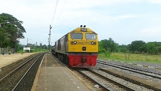 รถไฟไทยด่วนน้ำมันใส GEA 4545 +เปิดหวูด