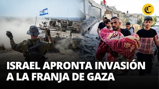 ISRAEL se prepara para la INVASIÓN DE GAZA: un millón de desplazados tras BOMBARDEOS | El Comercio