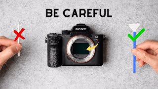 Camera Sensor Cleaning (5 min Tutorial)