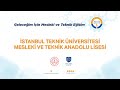 Mesleğim Hayatım - İstanbul Teknik Üniversitesi Mesleki ve Teknik Anadolu Lisesi ⚓