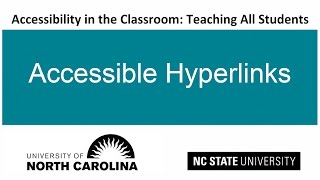 Accessible Hyperlinks