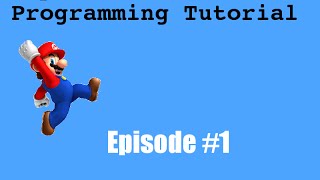 "Java Programming Tutorial" | "Super Mario Game" #1 | Intro