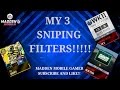 MY THREE BEST SNIPING FILTERS!!! MADDEN MOBILE 16