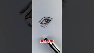 Struggling With Eye Drawings? Fix It With This Method! #art #shorts  #foryou #tutorial #satisfying