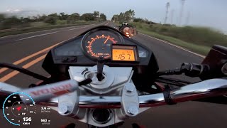 TOP SPEED CB 300 E START 160 - **173 KM/H**