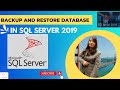 Backup and Restore Database in SQL Server 2019  #sqlservertutorial