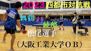 10年振りの対決！松尾選手（大工大OB）