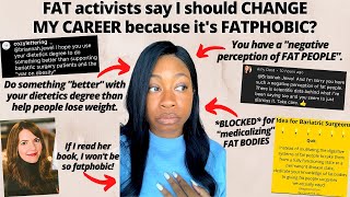 FAT ACTIVISTS Target Me, Block Me, & Say I Should CHANGE MY CAREER | Is Briannah FATPHOBIC?