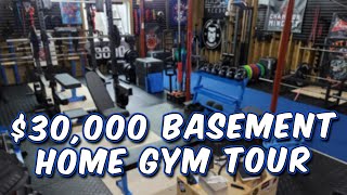 Epic $30000 Basement Home Gym Tour 2021 | MUST WATCH! | Rogue Fitness, Kabuki, Titan, Rep Fitness