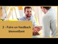 faire un feedback un art nécessitant 4 points essentiels