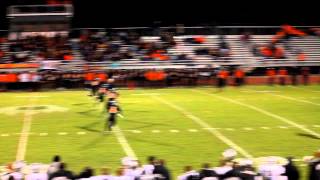 Roseville High  School kicker Sam Loveland saves a touchdown, nearly loses his head