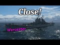 World of Warships | Worcester Close! | Wookie Legend