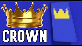 How to make a CROWN banner in Minecraft!