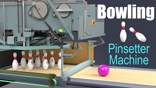 How does a Bowling Pinsetter Machine work? (Brunswick GS-X)