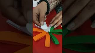 #republic day decoration ideas # crafting ideas for kids # paper work 🏫