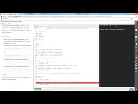 COP1000 Writing a Modular Program in Python