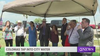 Cyndie Park colonias officially tied in to City of Corpus Christi water system